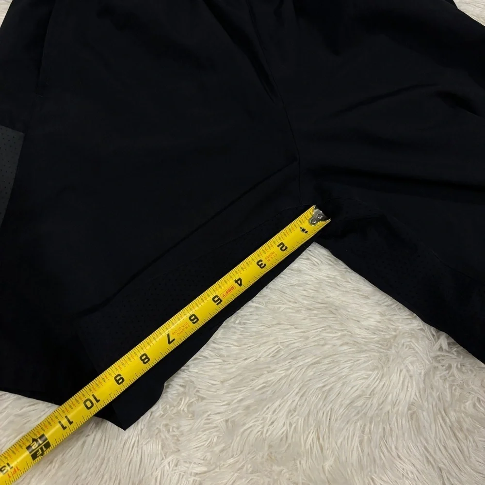 Nike Flex Challenger Running Shorts AH8151-010 Black Grey Size Large